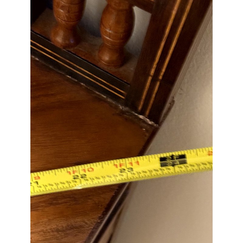 Antique Indian British Colonial Corner Cabinet