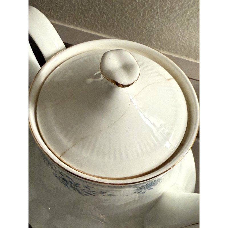 Hitkari Bone China Tea Set (cracked lid)
