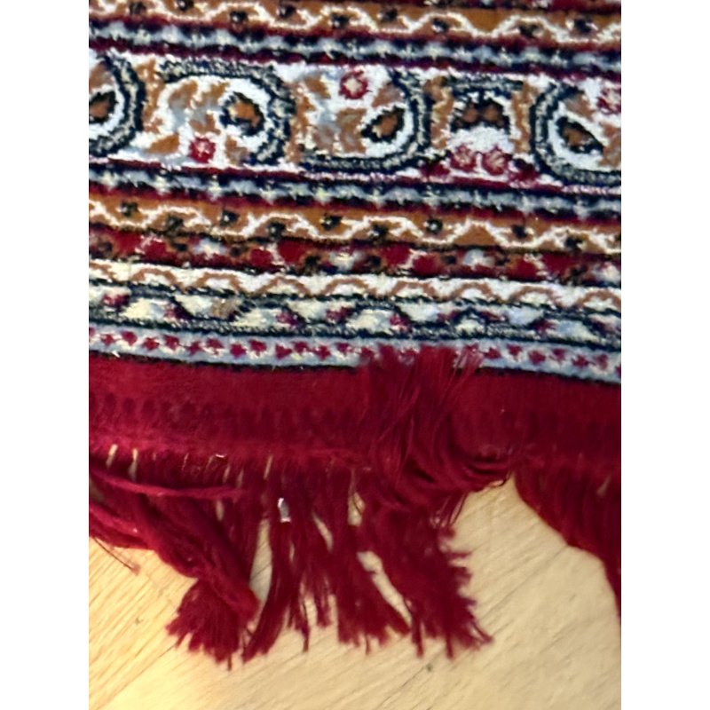 Vintage Hand Woven Wool Rug aprox 3x5