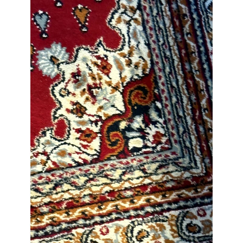 Vintage Hand Woven Wool Rug aprox 3x5