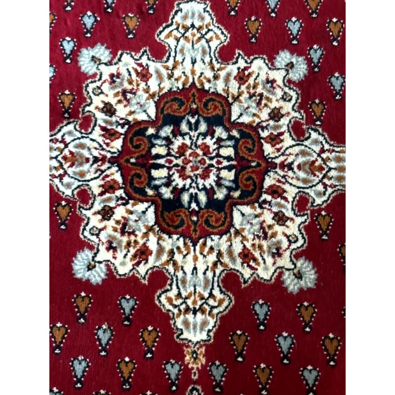 Vintage Hand Woven Wool Rug aprox 3x5