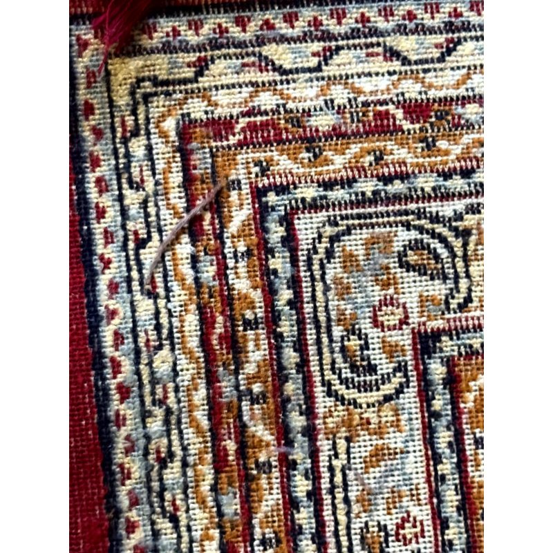 Vintage Hand Woven Wool Rug aprox 3x5