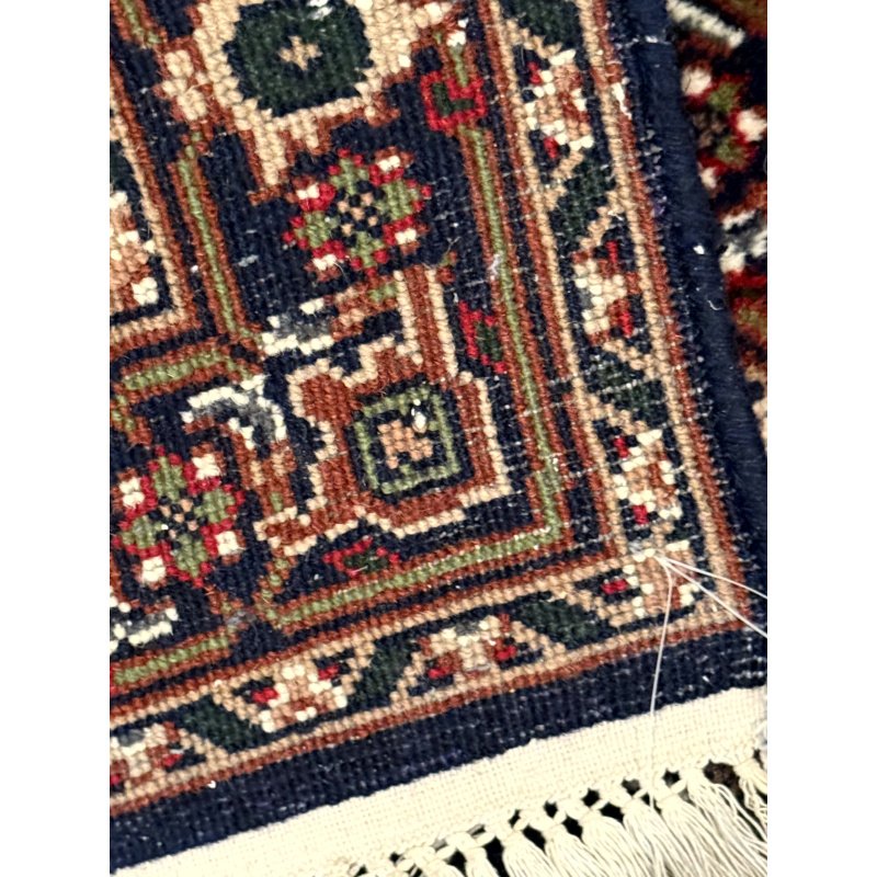 Vintage Hand Woven Wool Rug Runner approx 7x3