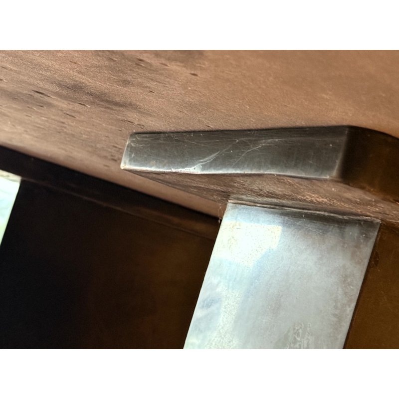 Agra Indian Marble Inlay Dining Table with Glass Cover