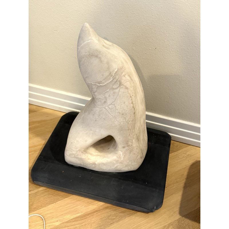 Abstract Stone Carving / Sculpture on Slate Base