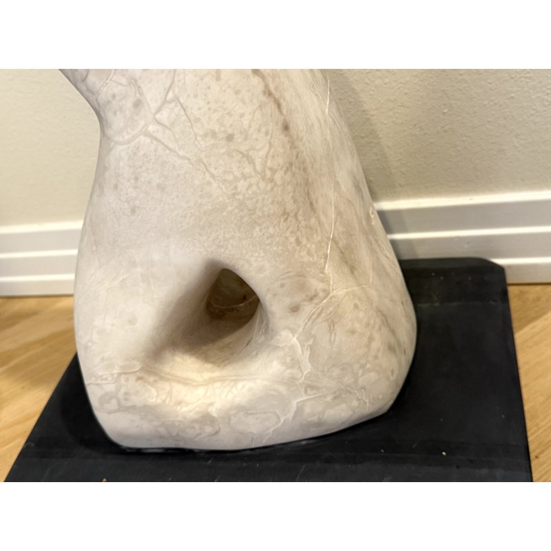 Abstract Stone Carving / Sculpture on Slate Base