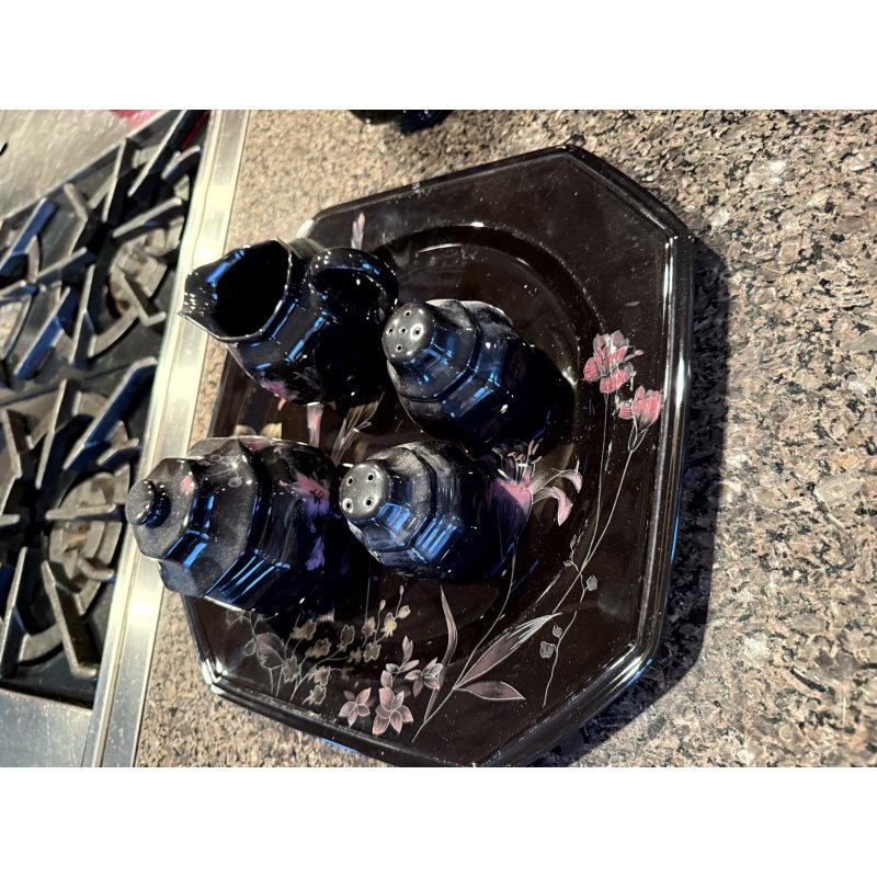 Mikasa Color Trend Ebony Meadow China Set Service for 12+