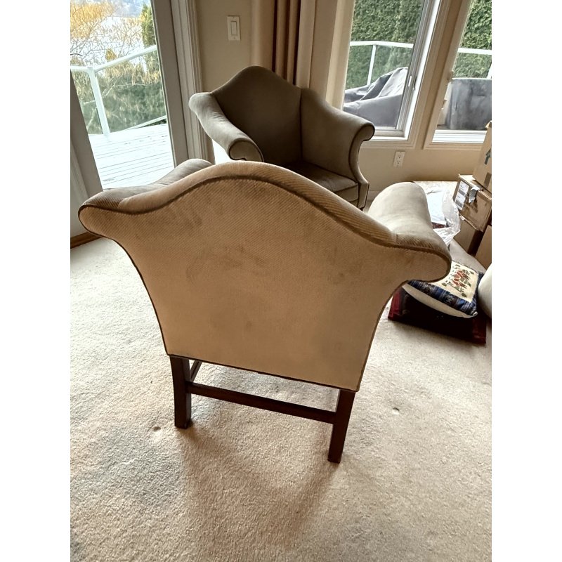 Pair of Upholstered Art Deco Style Chairs