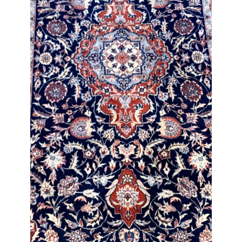 Hand Knotted Wool Runner Rug approx 32"x141"