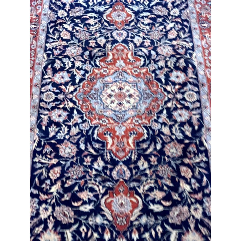 Hand Knotted Wool Runner Rug approx 32"x141"