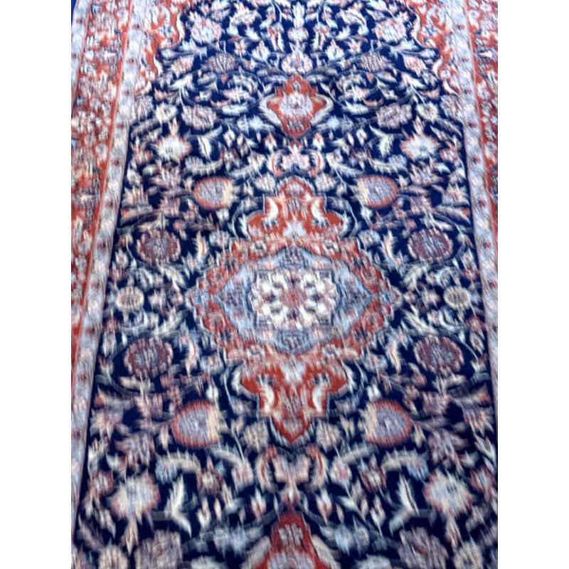 Hand Knotted Wool Runner Rug approx 32"x141"