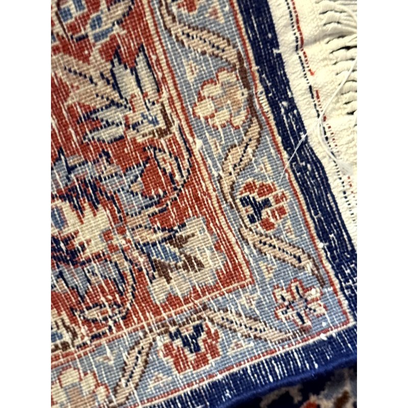 Hand Knotted Wool Runner Rug approx 32"x141"