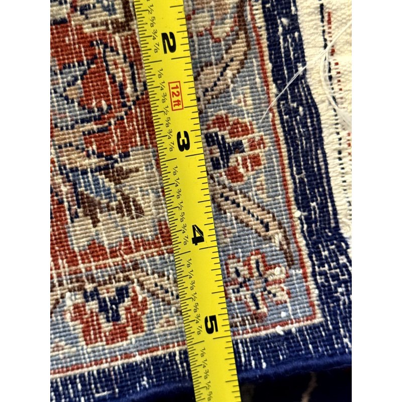 Hand Knotted Wool Runner Rug approx 32"x141"