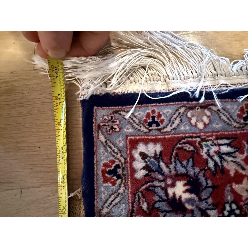 Hand Knotted Wool Runner Rug approx 32"x141"