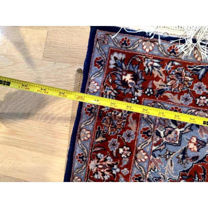 Hand Knotted Wool Runner Rug approx 32"x141"