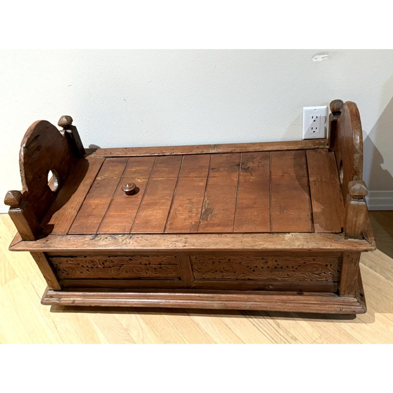 Antique Hand Carved Indonesian Dowry Chest