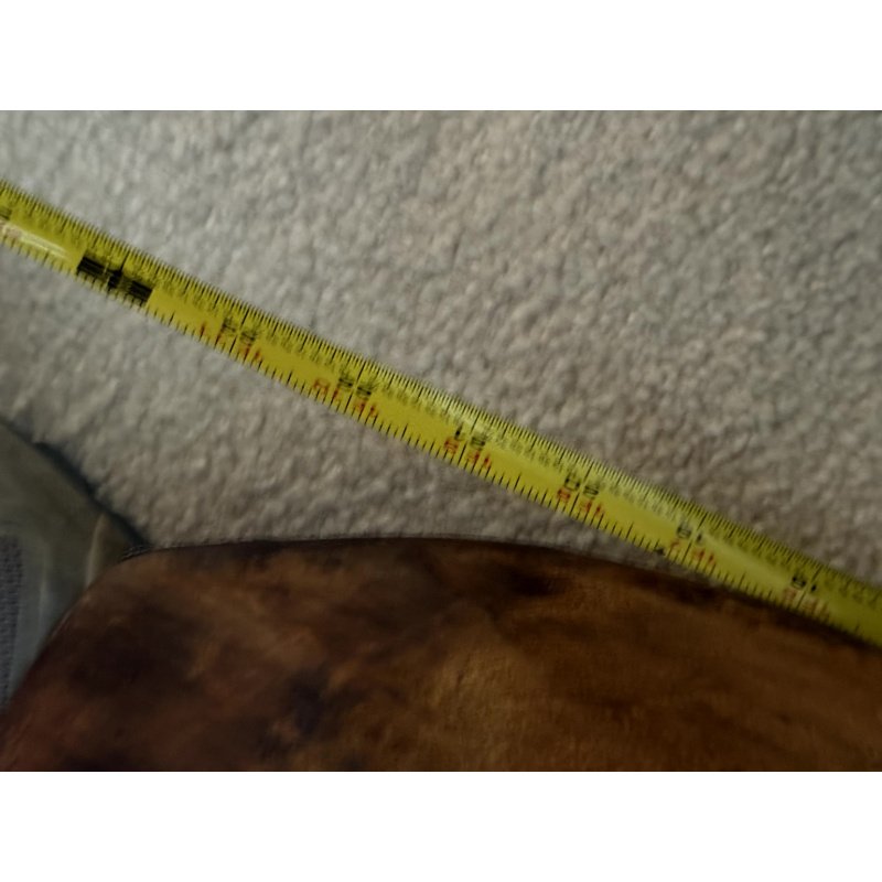 Large Ottoman Chawed Metal and Stones Wood Dough Bowl