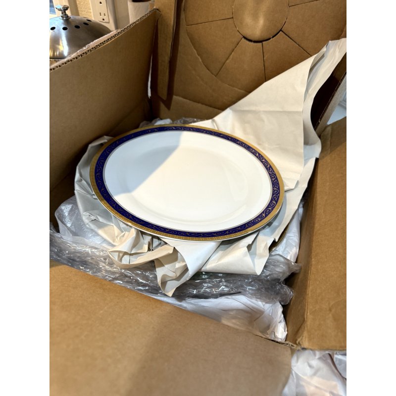 Joseph Sedgh Tableware Cobalt and White  China Set Large Service