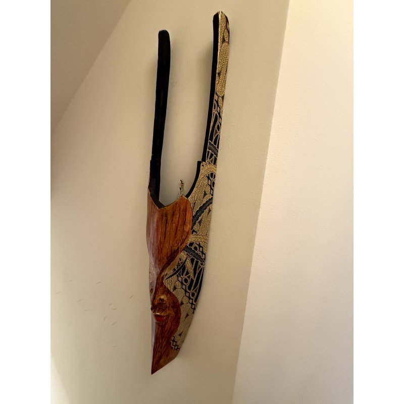 Large Wood Bali Tribal Mask