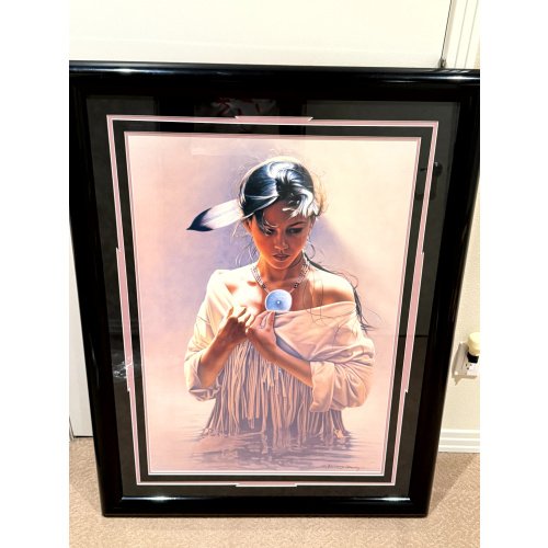 Lawrence Starkey Signed Print The Bath - Nicely Framed