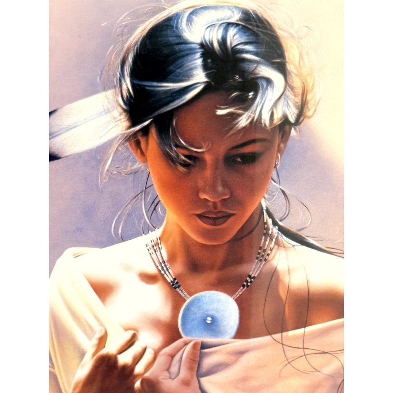 Lawrence Starkey Signed Print The Bath - Nicely Framed