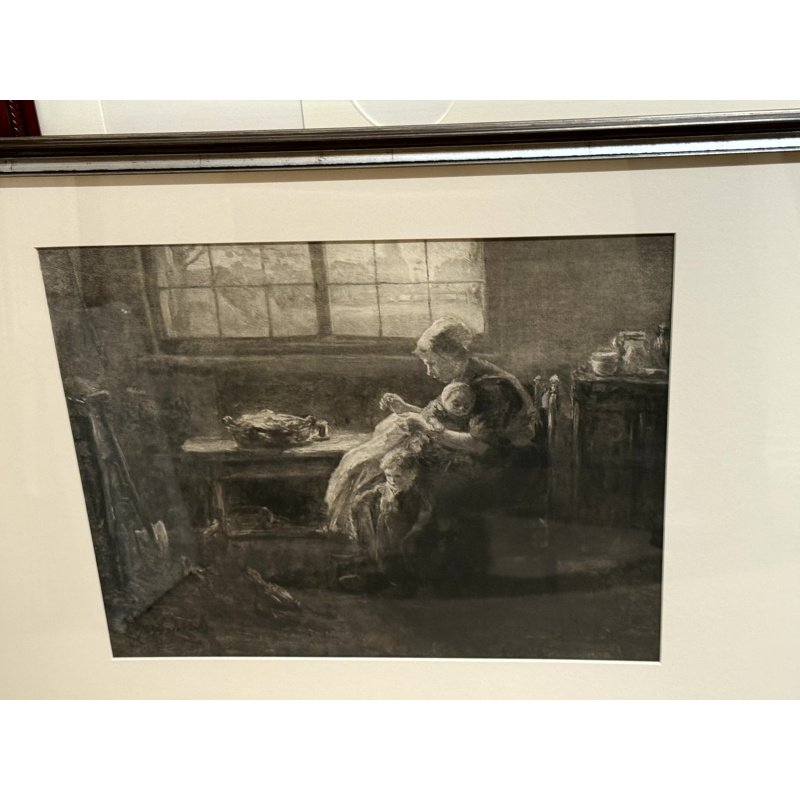 3 x Framed Josef Israels Prints