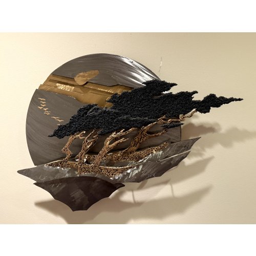 Large Metal Wall Sculpture by Ross Bendixen