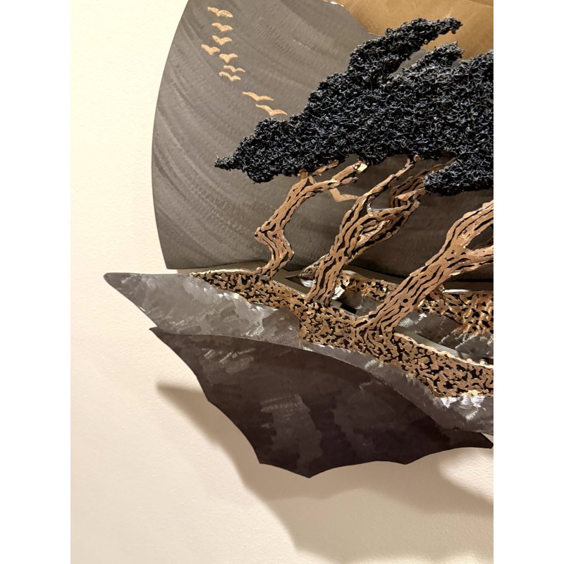 Large Metal Wall Sculpture by Ross Bendixen