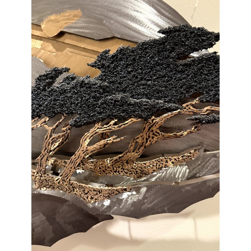 Large Metal Wall Sculpture by Ross Bendixen