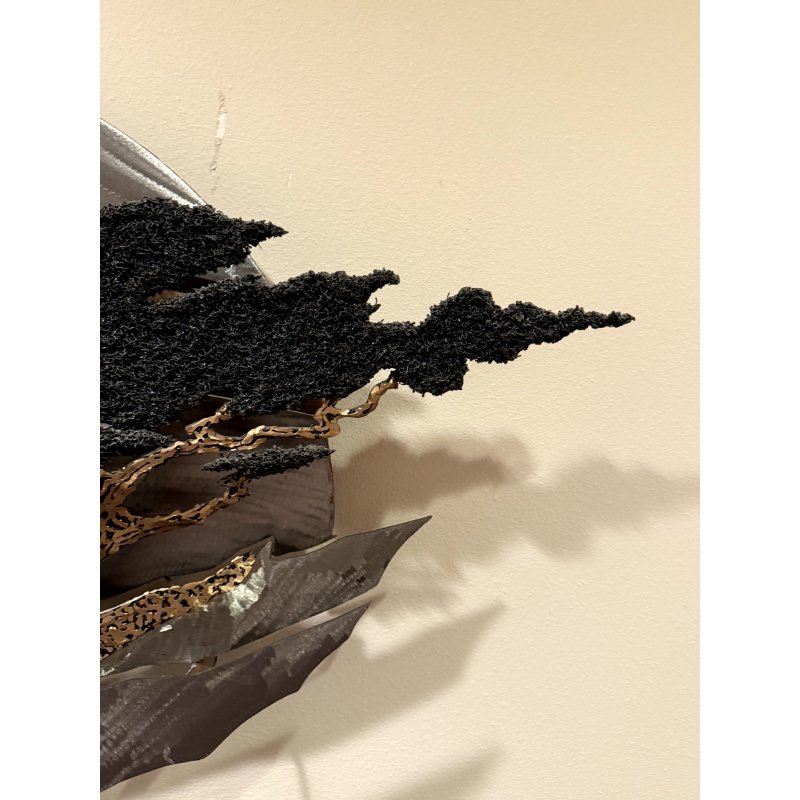 Large Metal Wall Sculpture by Ross Bendixen