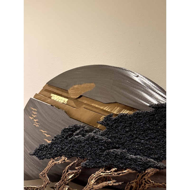 Large Metal Wall Sculpture by Ross Bendixen