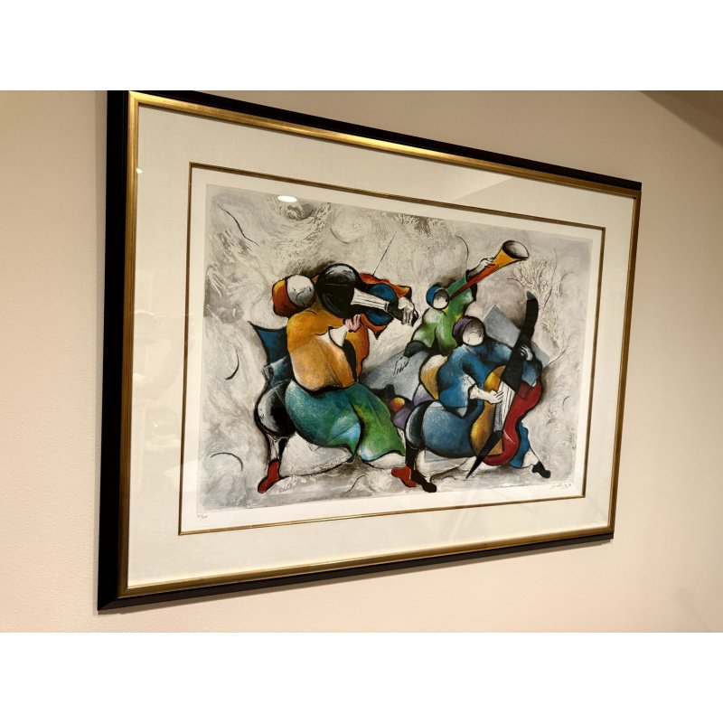 David Schluss Framed Art Print Symphony Signed Numbered