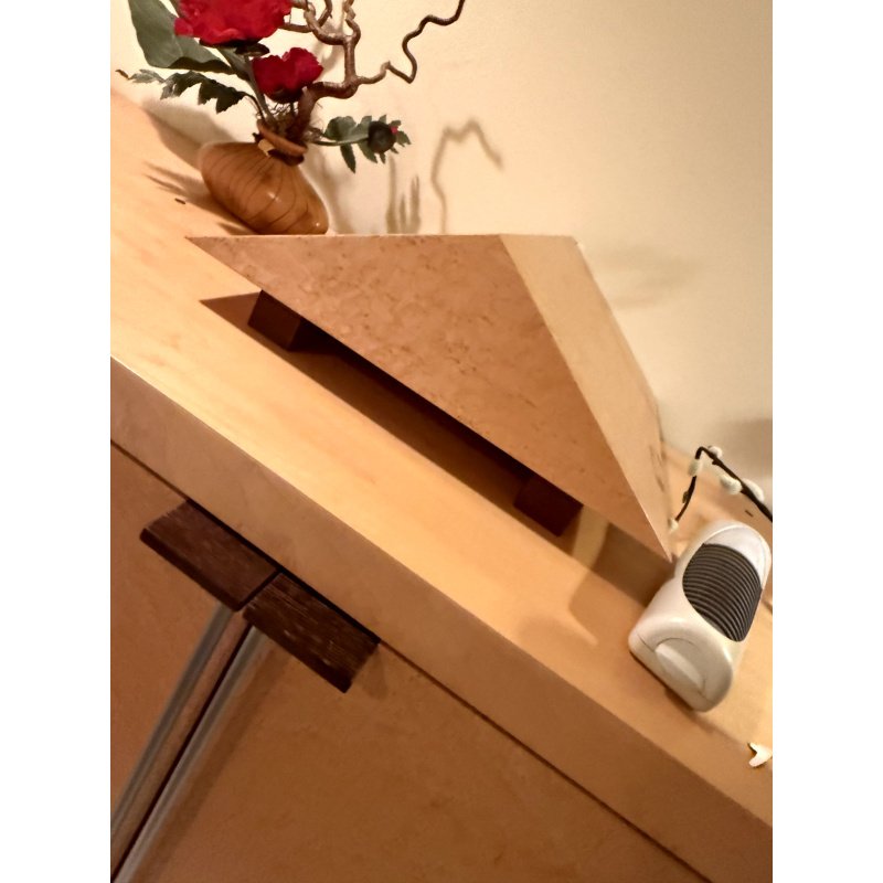 Custom Made Wood Cabinet and Desk in Tennis Theme