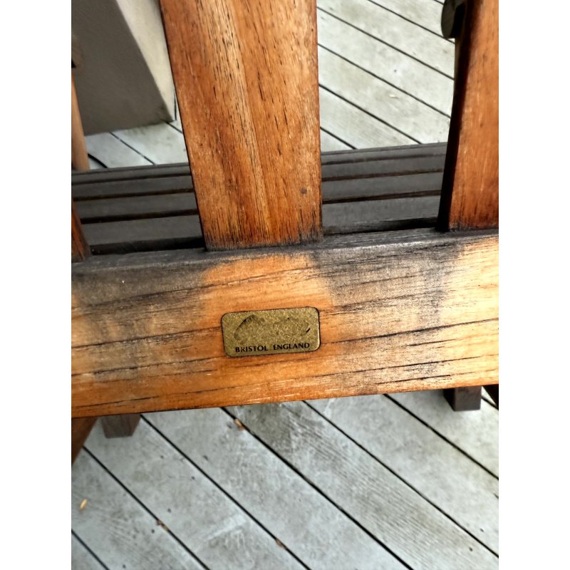 Glocester Bristol England Teak Patio Furniture