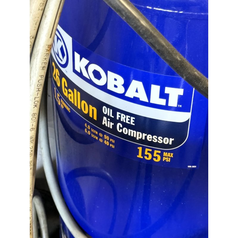 Kobalt 26 Gallon Air Compressor - 2 available