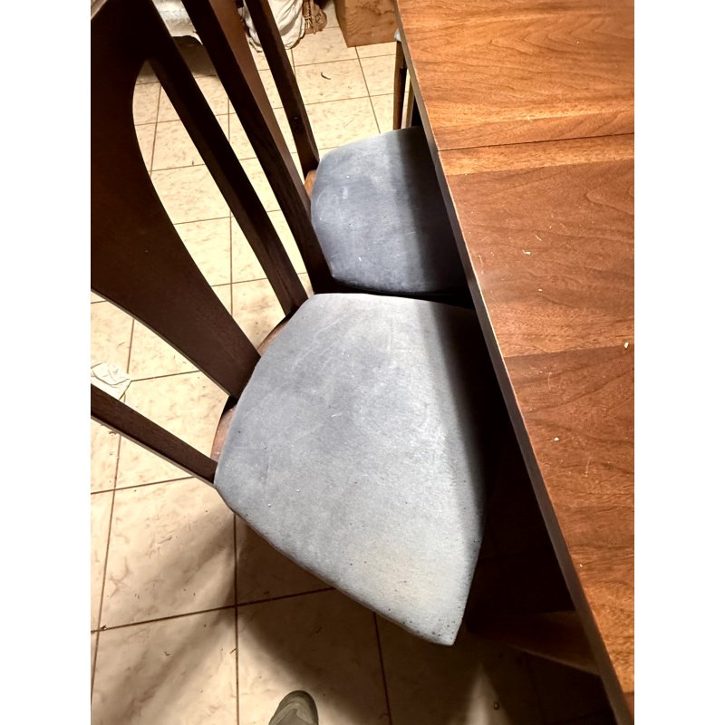 Broyhill Saga MCM Dining Table and Chairs with Leaf
