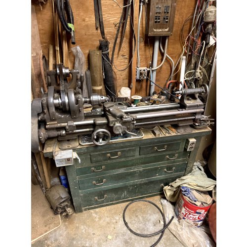 South Bend 415 9" Workshop Lathe Model C with extensive tooling