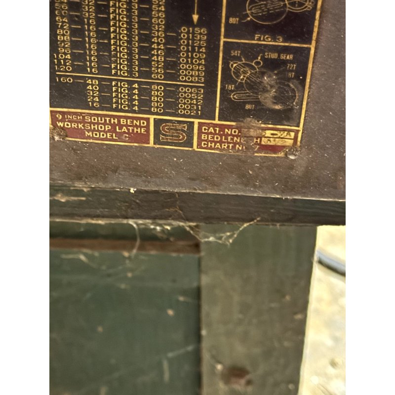 South Bend 415 9" Workshop Lathe Model C with extensive tooling