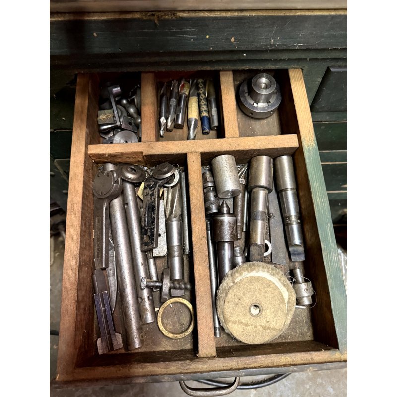 South Bend 415 9" Workshop Lathe Model C with extensive tooling