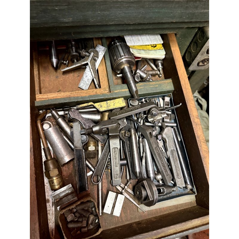 South Bend 415 9" Workshop Lathe Model C with extensive tooling