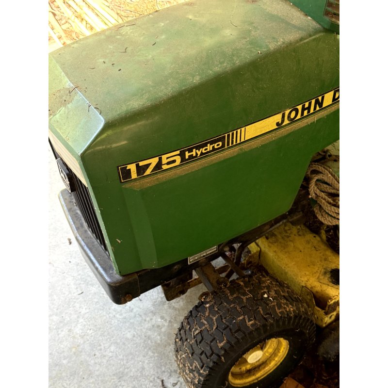 John Deere 175 Hydro Riding Mower Tractor AS IS