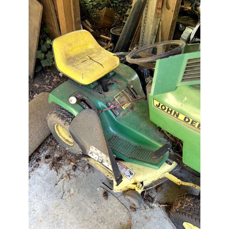 John Deere 175 Hydro Riding Mower Tractor AS IS