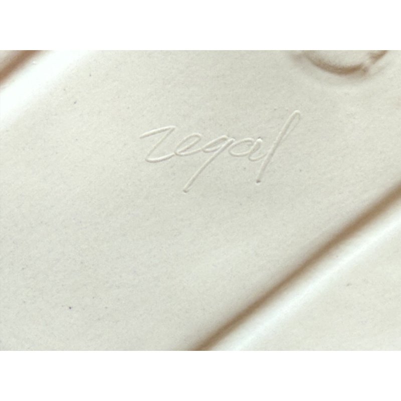 Pair of Cubist Decorated Art Pottery Plates