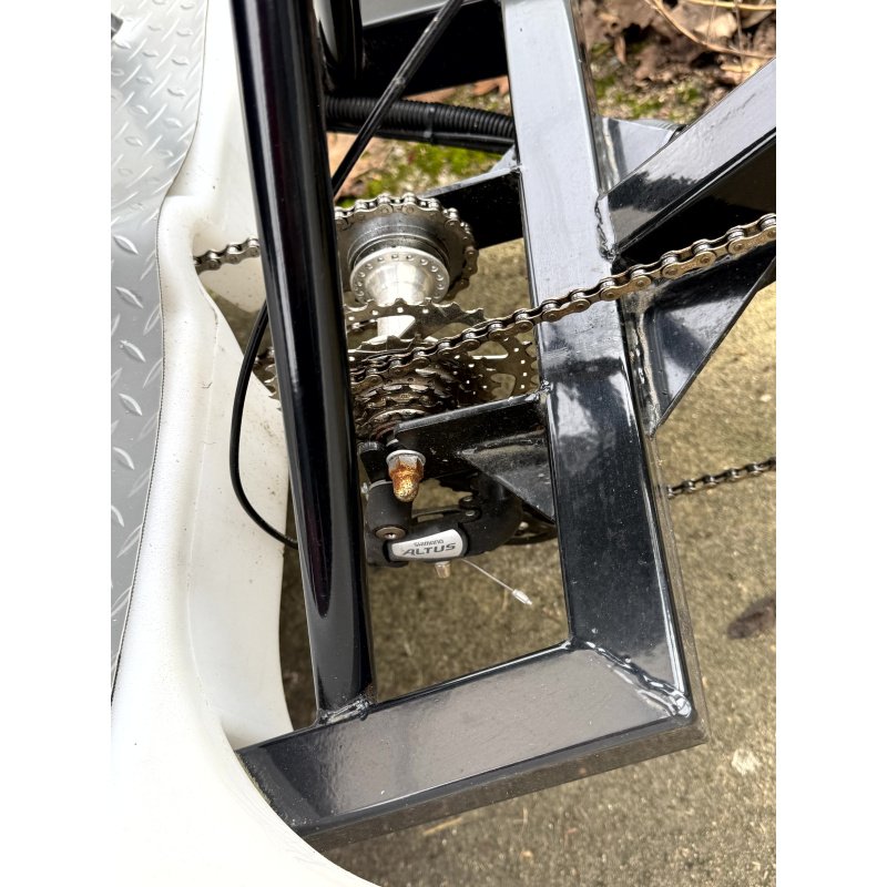 Electric Rickshaw Pedicab Velo Taxi, 1000W Motor, 3 Wheels, City Cruiser Passenger Taxi