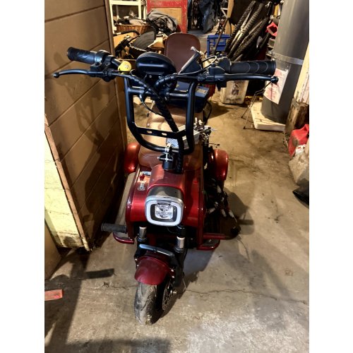 Red Flying Pigeon Electric Tricycle Scooter