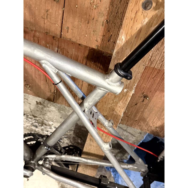 Xtracycle Free Radical Cargo Bike with Long Tail Frame Extension For Cargo, Specialized Cargo Bicycle