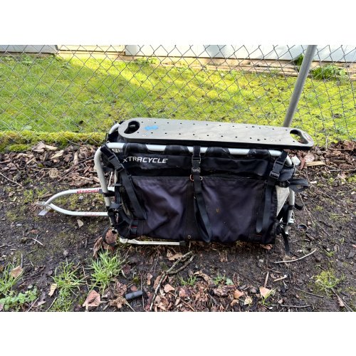 Xtracycle FreeRadical Long Tail Cargo Bike Kit with X1 FreeLoader Saddlebags