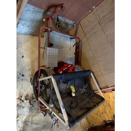 Custom Heavy Load Two Bicycle Cargo Trailer with Brakes