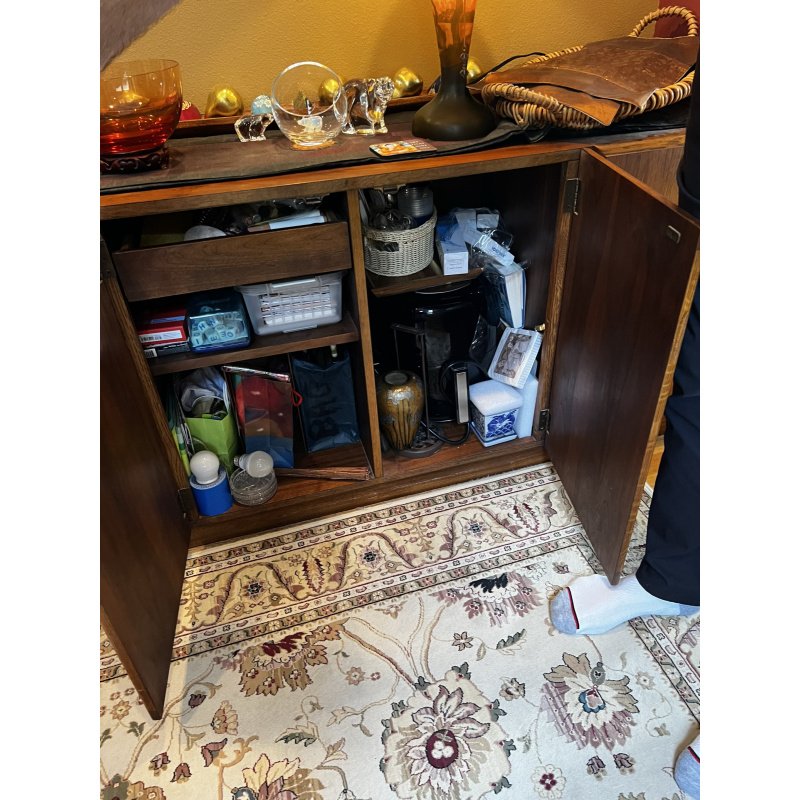 Mid Century Modern Lane Credenza / Sideboard 64” Storage Dresser MCM