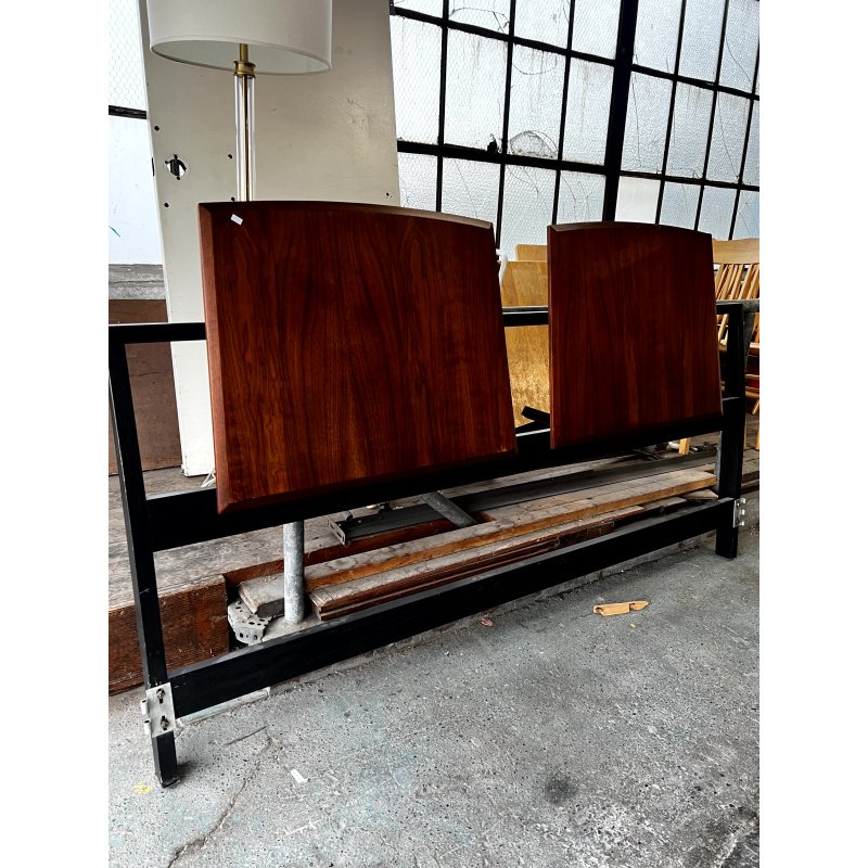 Mid Century Modern Walnut Headboard MCM Bedroom